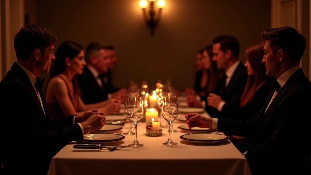 Murder mystery dinner party