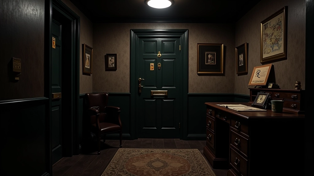 Escape room detective challenge